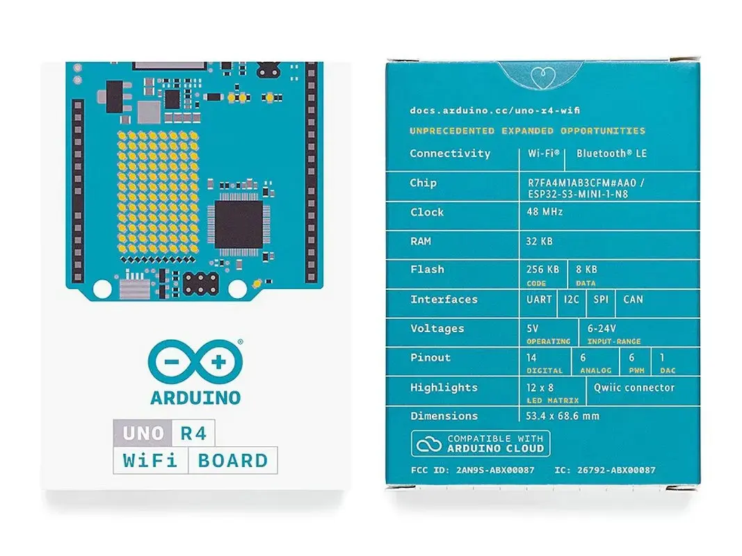 Placa de desarrollo Arduino UNO R4 WiFi ABX00087 Renesas RA4M1 oficial nuevo original auténtico