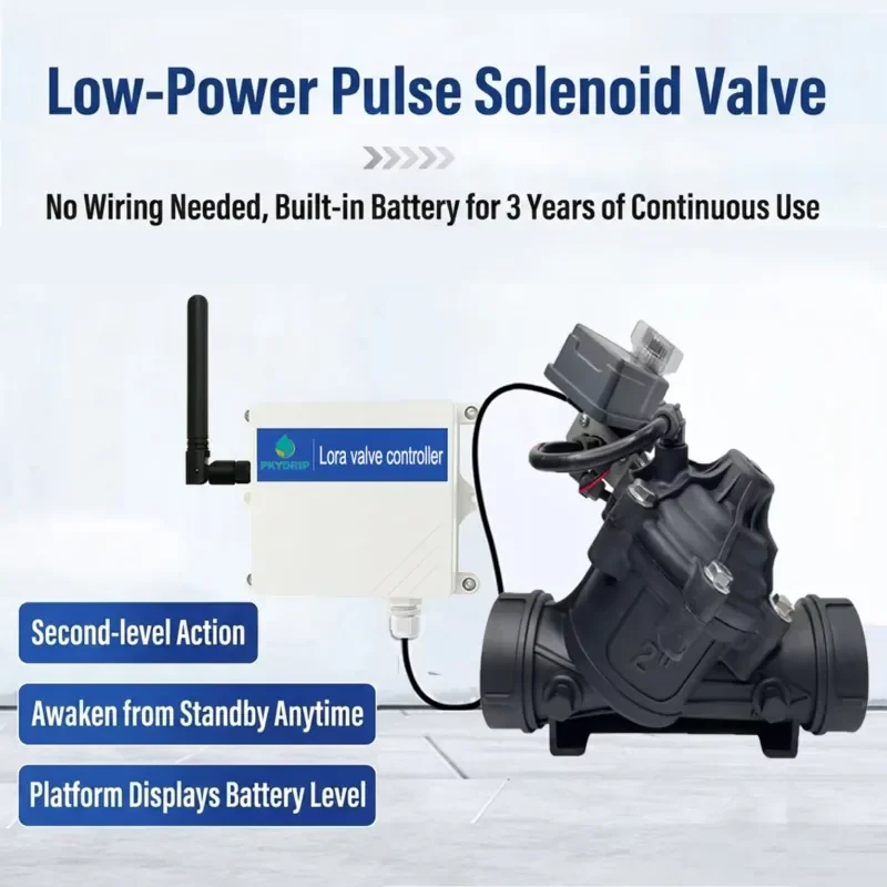 Detalle 3 de Electroválvula 1.5'' 2'' DC 12V; DC 24V; 12V/50; 24 2 Way Normally Closed Plastic Irrigation Water Solenoid Valve for Drip Irrigation System Riego