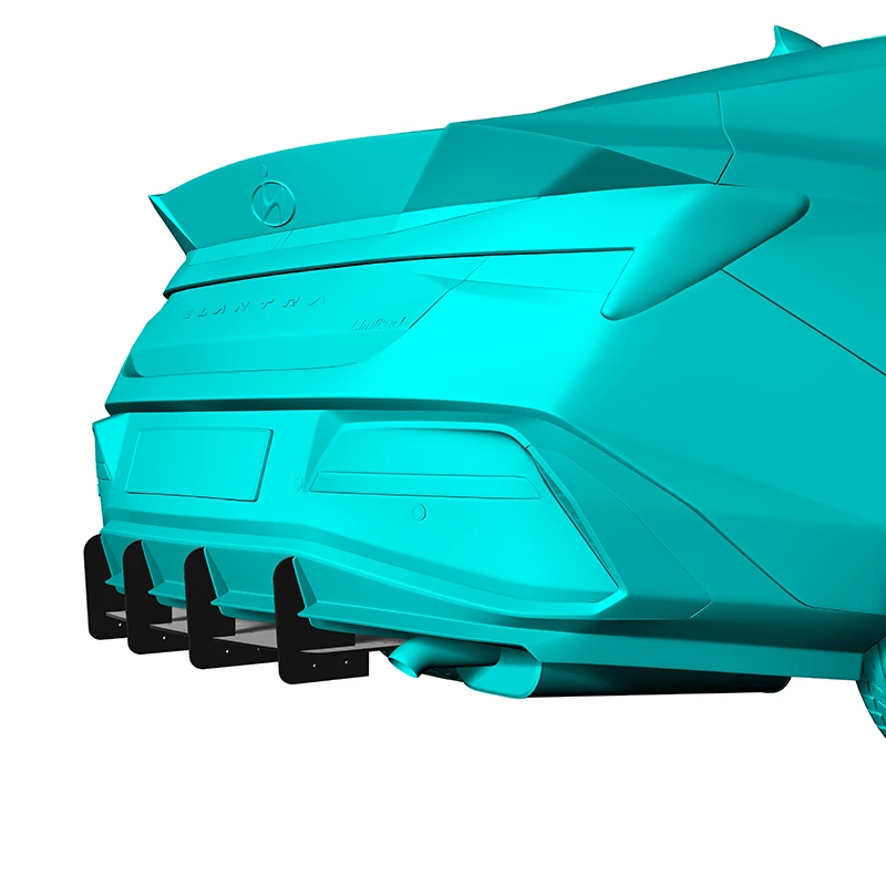 

Use For Hyundai Elantra 2024 2025 Year Rear Diffuser Bumper Lips Spoiler Splitter Body Kit Accessories