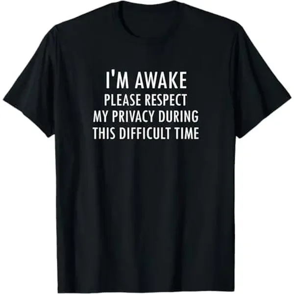 Unisex 100% Hug-Soft Premium Cotton Short-Sleeve Crew Neck Graphic Sports Tee - Casual, Funny Meme Slogan Design, Sarcastic 