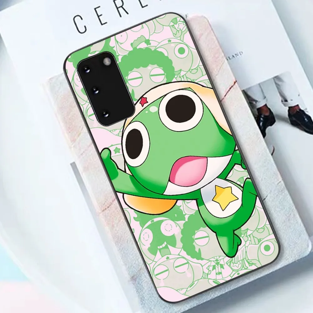 Cartoon Keroro Gunsou Frog Phone Case For Samsung S 9 10 20 21 22 23 30 23plus lite Ultra FE S10lite Fundas