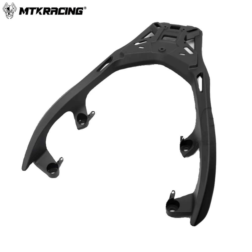 MTKRACING-Cremalheira de bagagem traseira da motocicleta, suporte superior da caixa, suporte da prateleira da carga, Yamaha XMAX 2017-2024