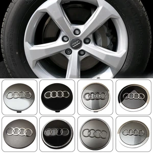 Auto Styling Wheel Center Cap, Hub Covers Badge, Audi A3, A4, A5, A6, A7, A8, S4, S6, 4B0601170, 60 mm, 61 mm, 68 mm, 69 Millimeter, 4 Pces 12 Hauptrizing -Verkäufe 61 mm - №4