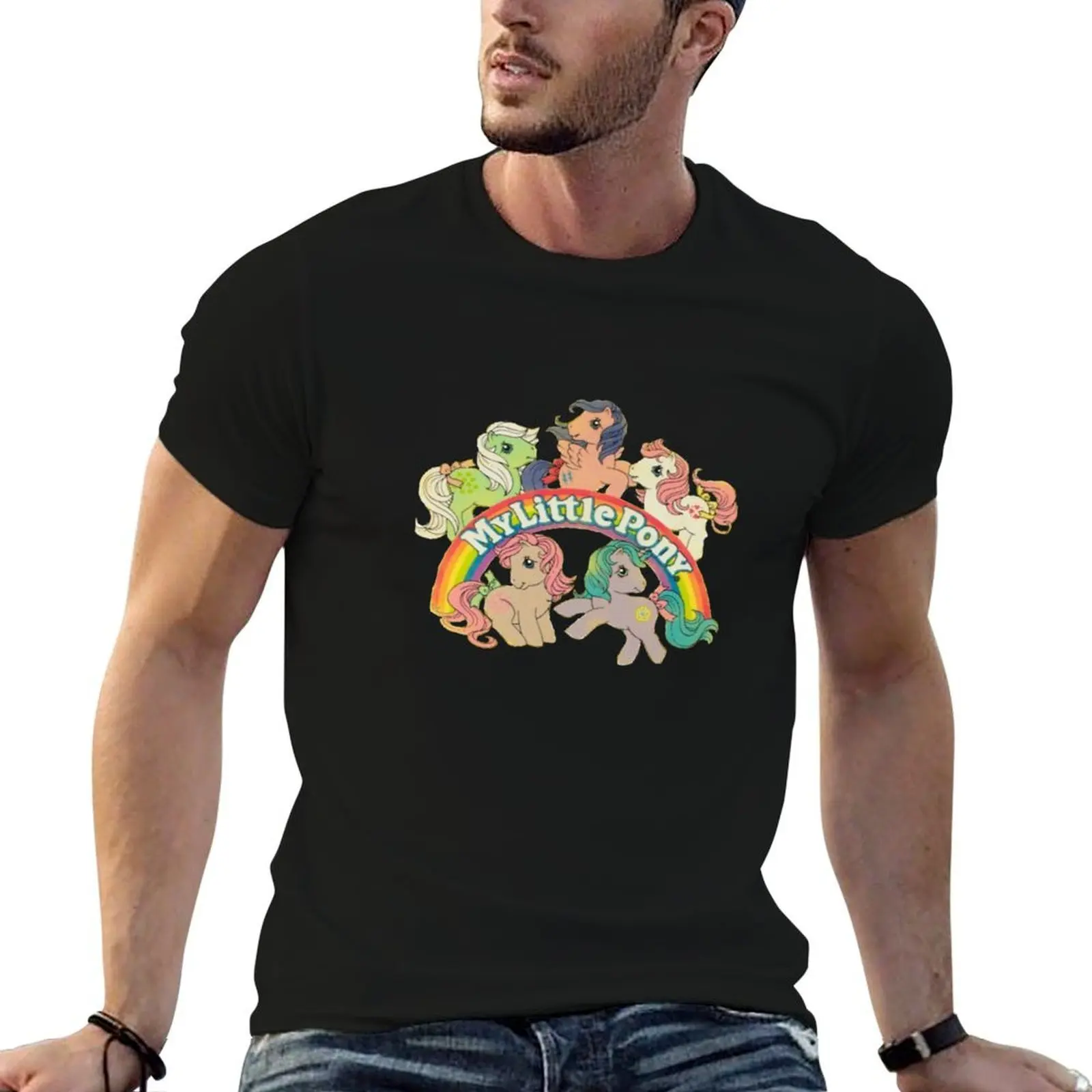

MLP Retro T-Shirt t shirt man designer t shirts for man pack cotton T-Shirt