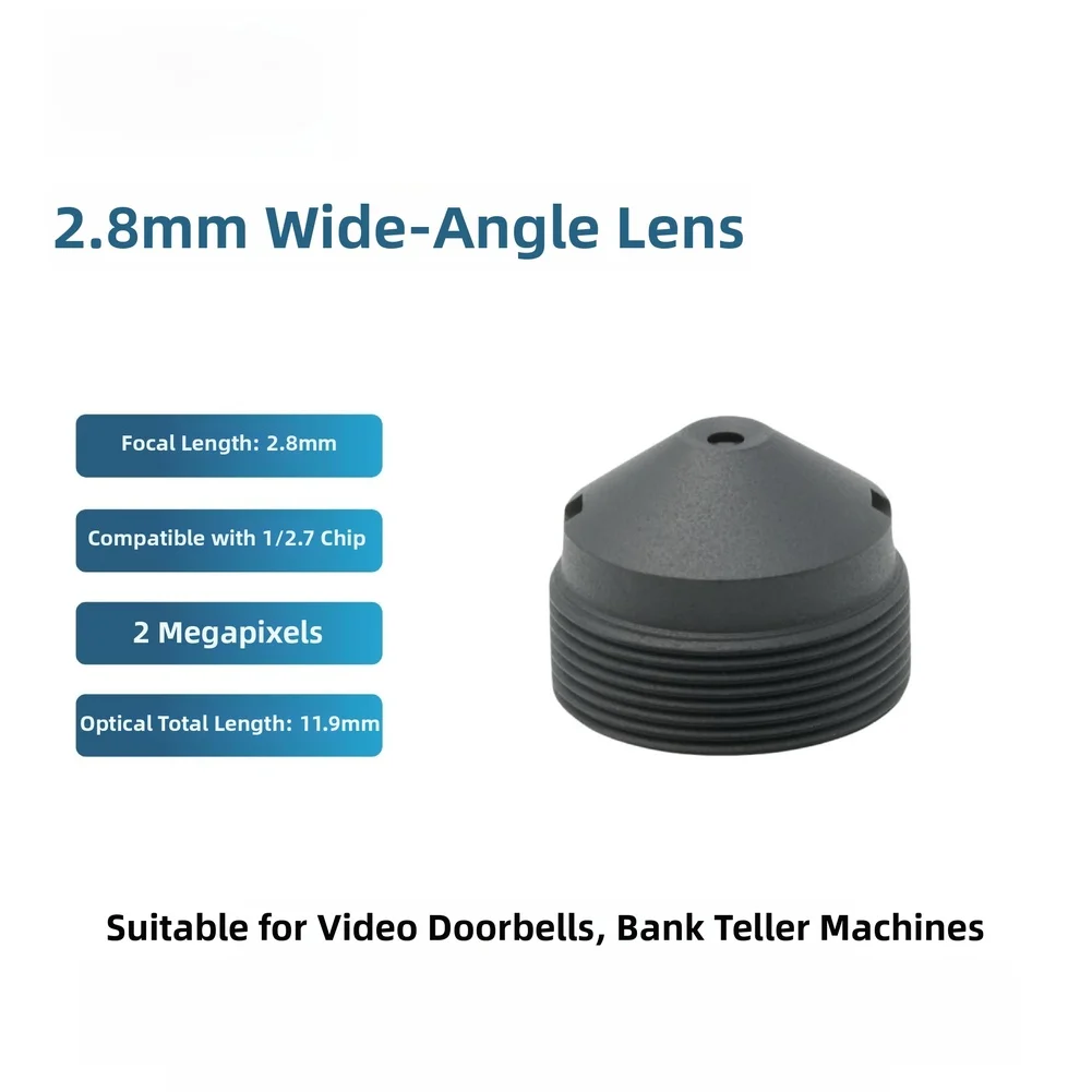 TY-5035 2.8mm Wide Angle Lens with 1P3G Construction for 1/2.7 inch OV2710 C2399 IMX307 Surveillance Camera Modules