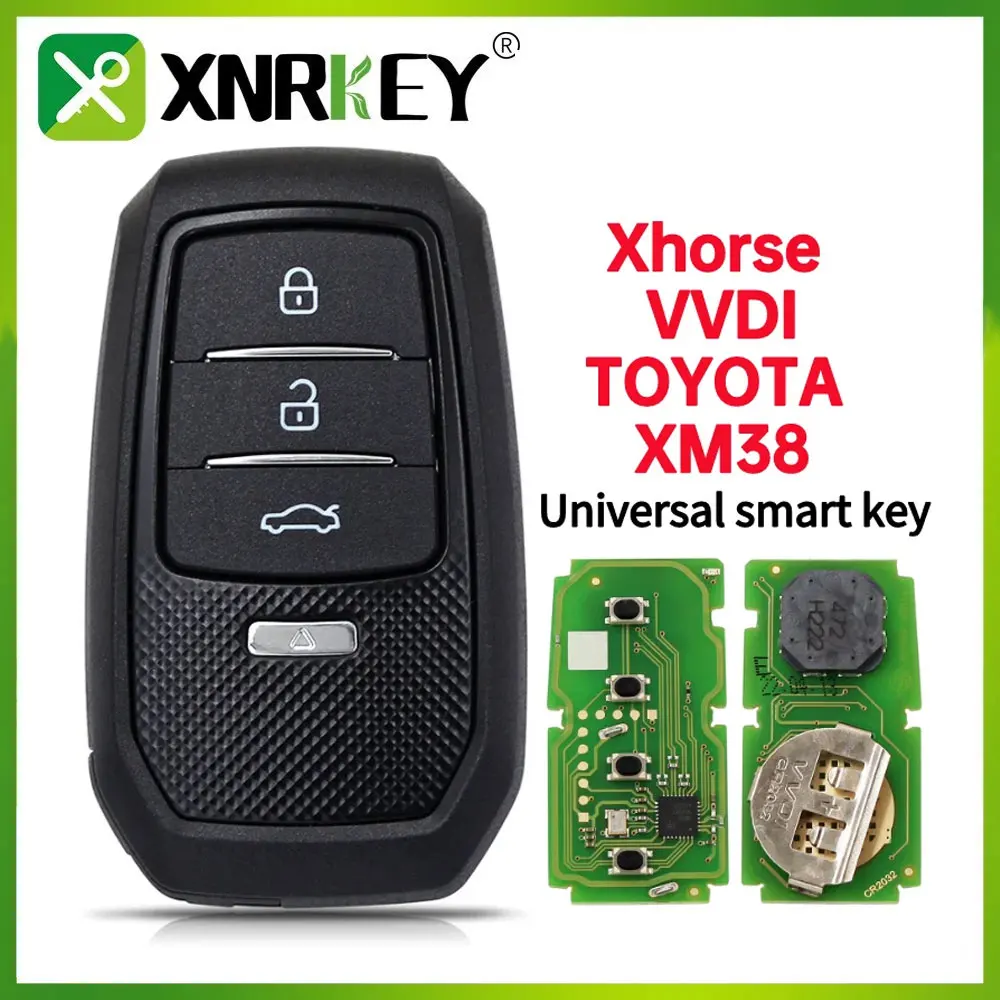 

XRNKEY vvdi Key XSTO01EN XM38 Smart Key Fob For Toyota Lexus 4D 8A 4A Chip Support 312 314 315 434MHZ Generate