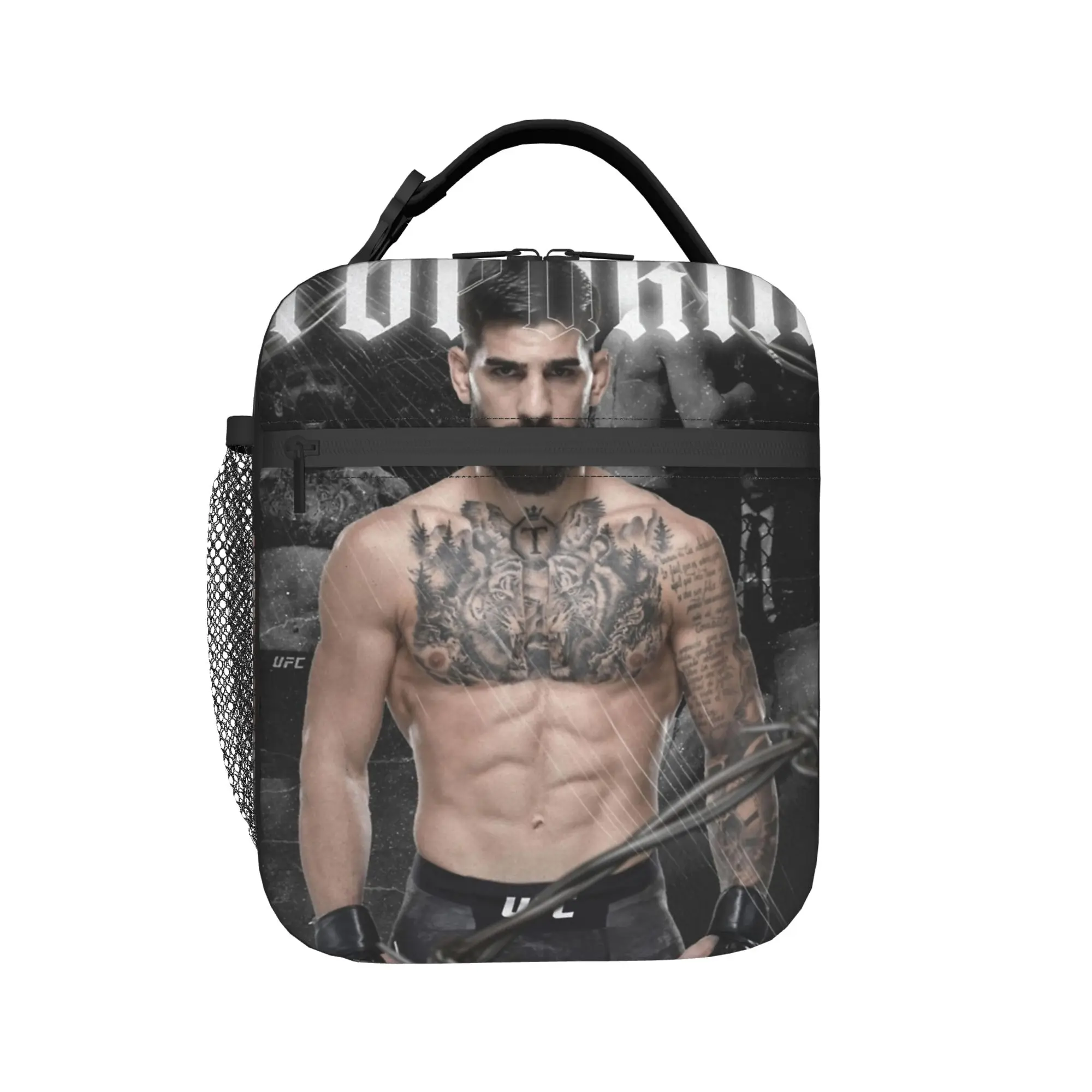 Ilias Topurias Wrestling Wrestler Insulated Lunch Bag for Men Women  Food Bag Leakproof Thermal Cooler Lunch Boxes For Work