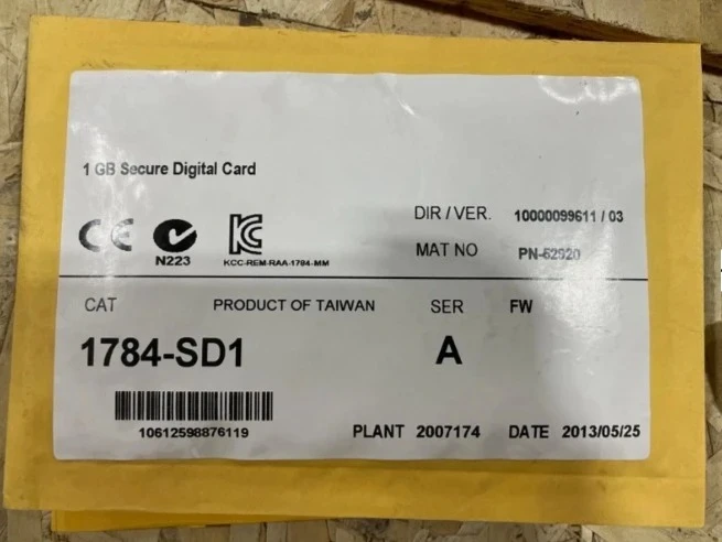 

Brand New Original 1784-CF128 1784CF128 1784-SD1 1784SD1 IC200MDL930 Fast delivery