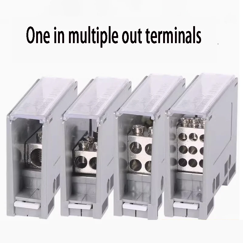 FJ6/JTS2C Multipurpose Wiring Terminal Distribution Box One In 2/3/4/6/8/9/12 Out Wire Divider One In Multiple Out Nose （B）Type