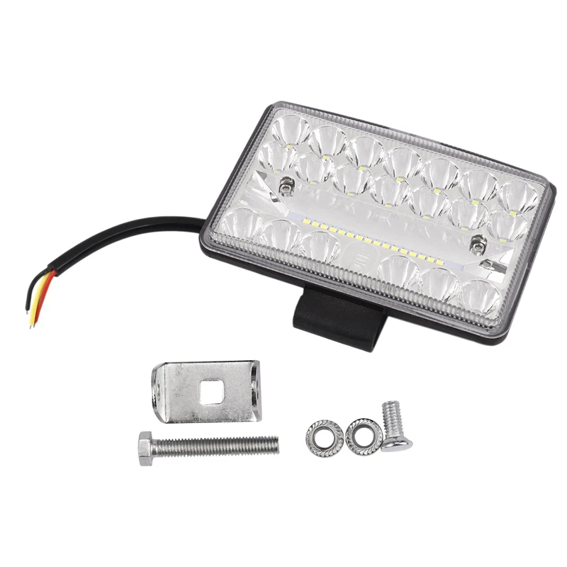 4Pcs 4 Inch 4X4 Car LED Work Light 108W 36LED Bar Square Spotlight 12V 24V Offroad For Truck Offroad ATV