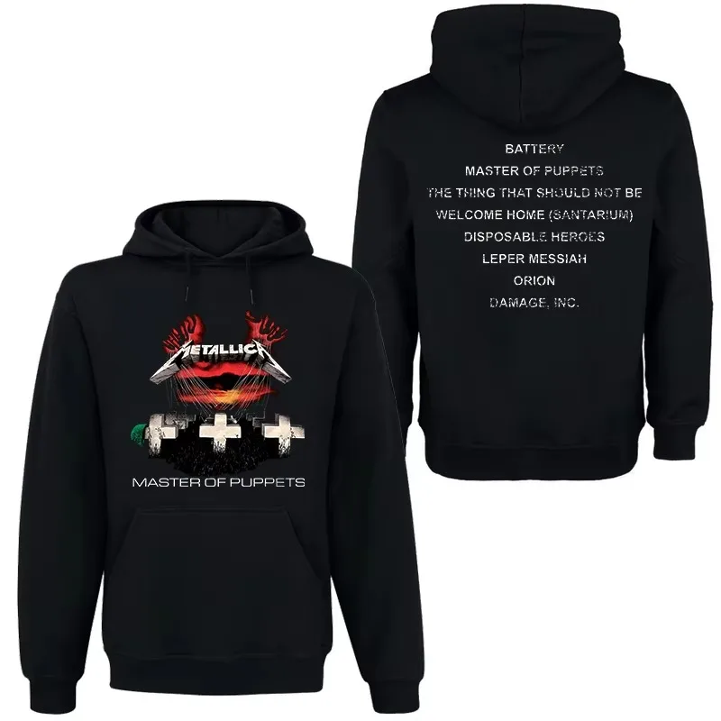2026 Grim Reaper Skull Graphic Hoodie Men Dark Metal Style Skeleton Print Hooded Sweatshirt Unisex