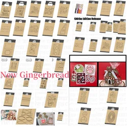 Gingerbread Cookies Die Stamp Collection New Cutting Dies for DIY Decorating Scrapbook Paper Gift Card Album Embossing Craft Die