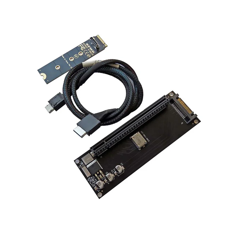 

SFF-8611 8612 NVMe M.2 to PCIe 4.0 x16 Adapter Interface External Graphics Card