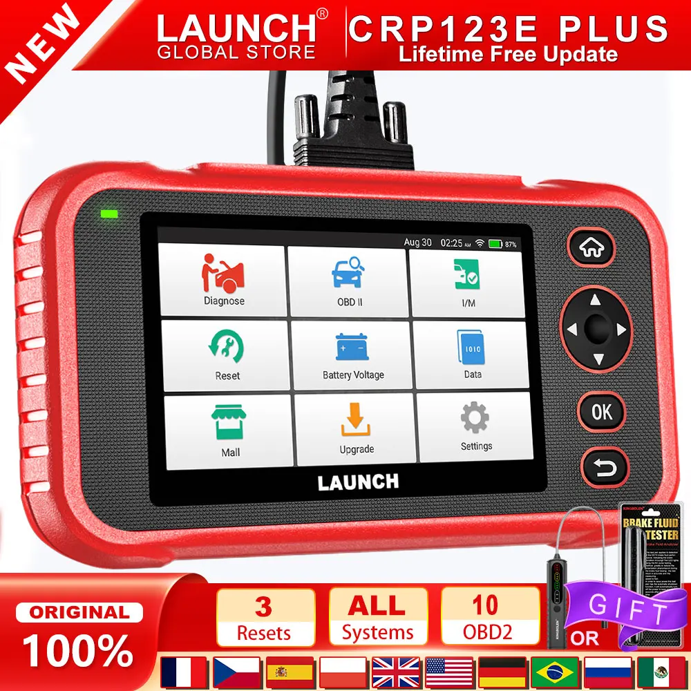 Cómo borrar código de error con el escáner LAUNCH X431 CRP123E PLUS: Guía práctica para mecánicos y propietarios de vehículos