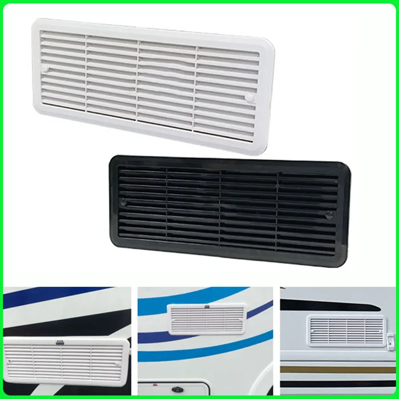 

For Thetford Refrigerator Ventilation Heat Dissipation Vent Mounting Grille Caravan RV Side Vent Fan With Protecting Net