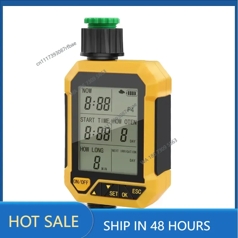 YG-399 Large LCD Display IPX6 Automatic Garden Irrigation Controller Hose Faucet Timer Programmable