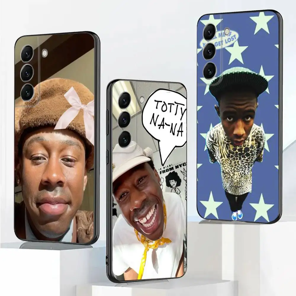 

Funny T-Tyler The C-Creator Phone Case For Samsung Galaxy A20,A21s,A22,A31,A32,A52,A53,A72,73,A80,A91 Soft Black Cover