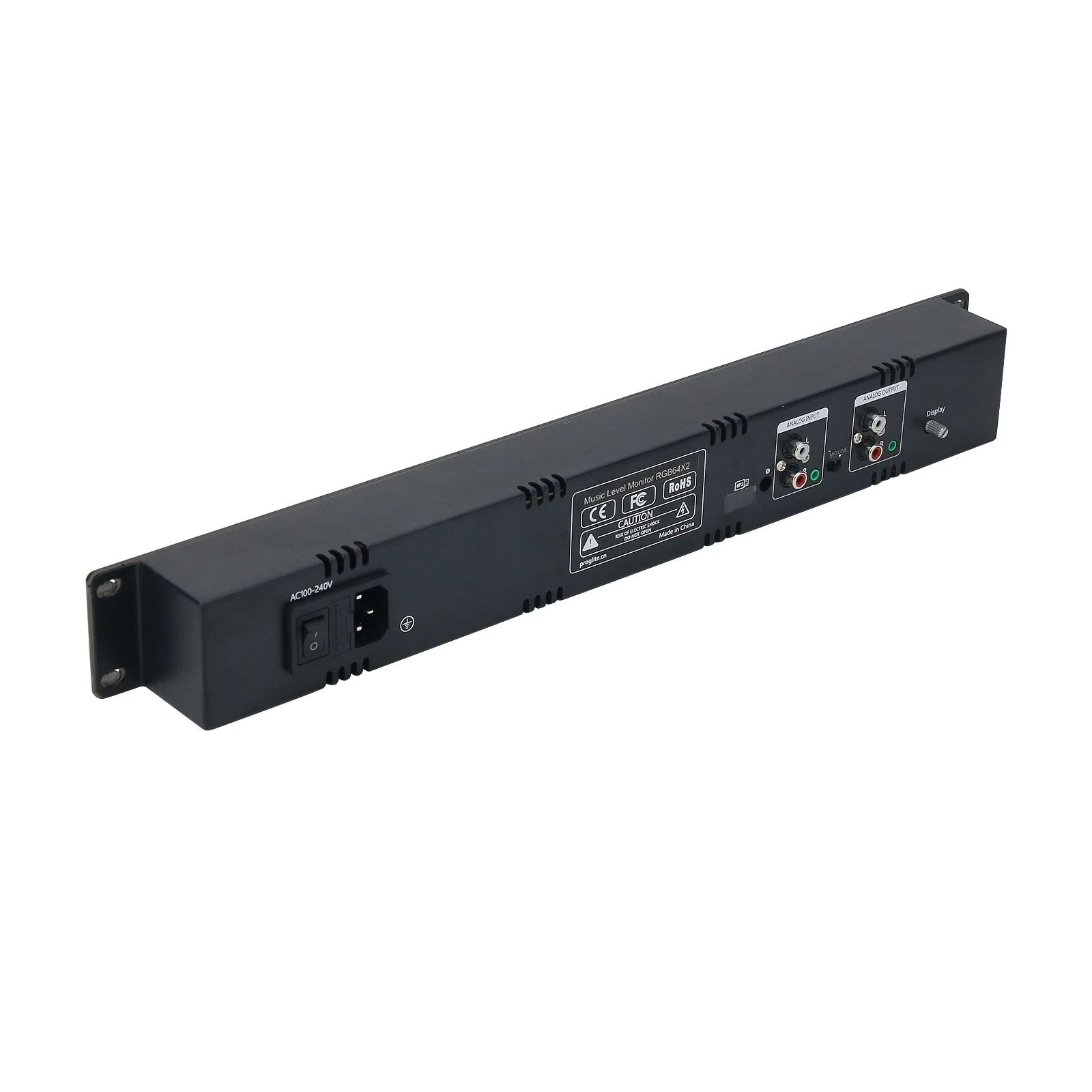 

2026 LED64X2 128-LED Music Spectrum Display Rhythm Light VU Meter Supports Voice Control and Wired Input