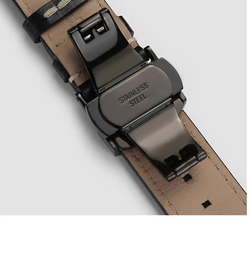 FUYIJIA Top Custom Gürtelschnalle 316L Edelstahl Polierbeschichtung Schmetterlingsschnalle 12MM 14MM 16MM 18MM 20MM 22MM Uhrenschließe