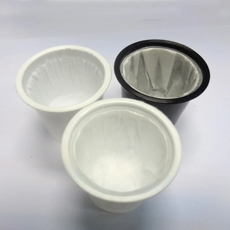 200pcs K-Cup Coffee Capsule Cup With Machine Sealing Foil Lids kcup Disposable Filling Shell For Keurig Capsules Machine