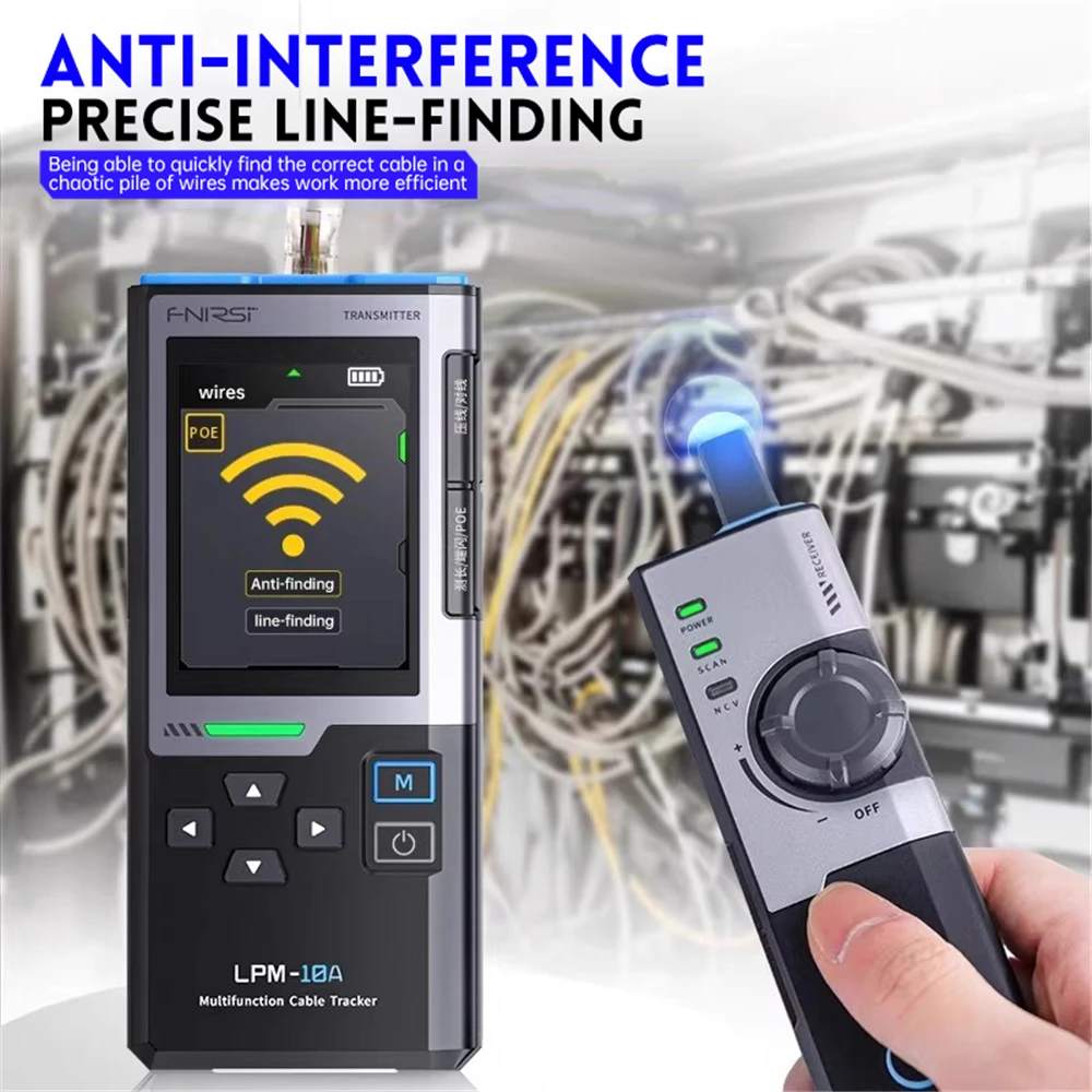 FNIRSI LPM-10A インテリジェントケーブルファインダー RJ45/RJ11