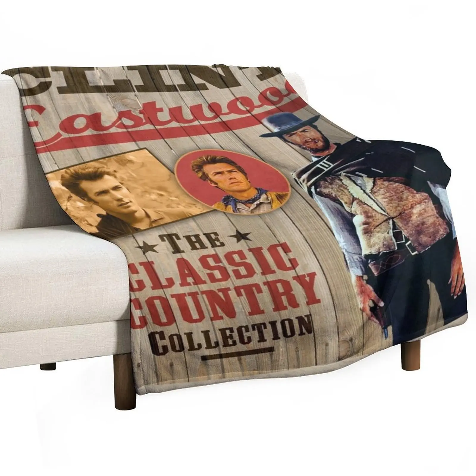 

Clint Eastwood - The Ultimate Country Collection Throw Blanket Bed covers Custom christmas decoration Blankets