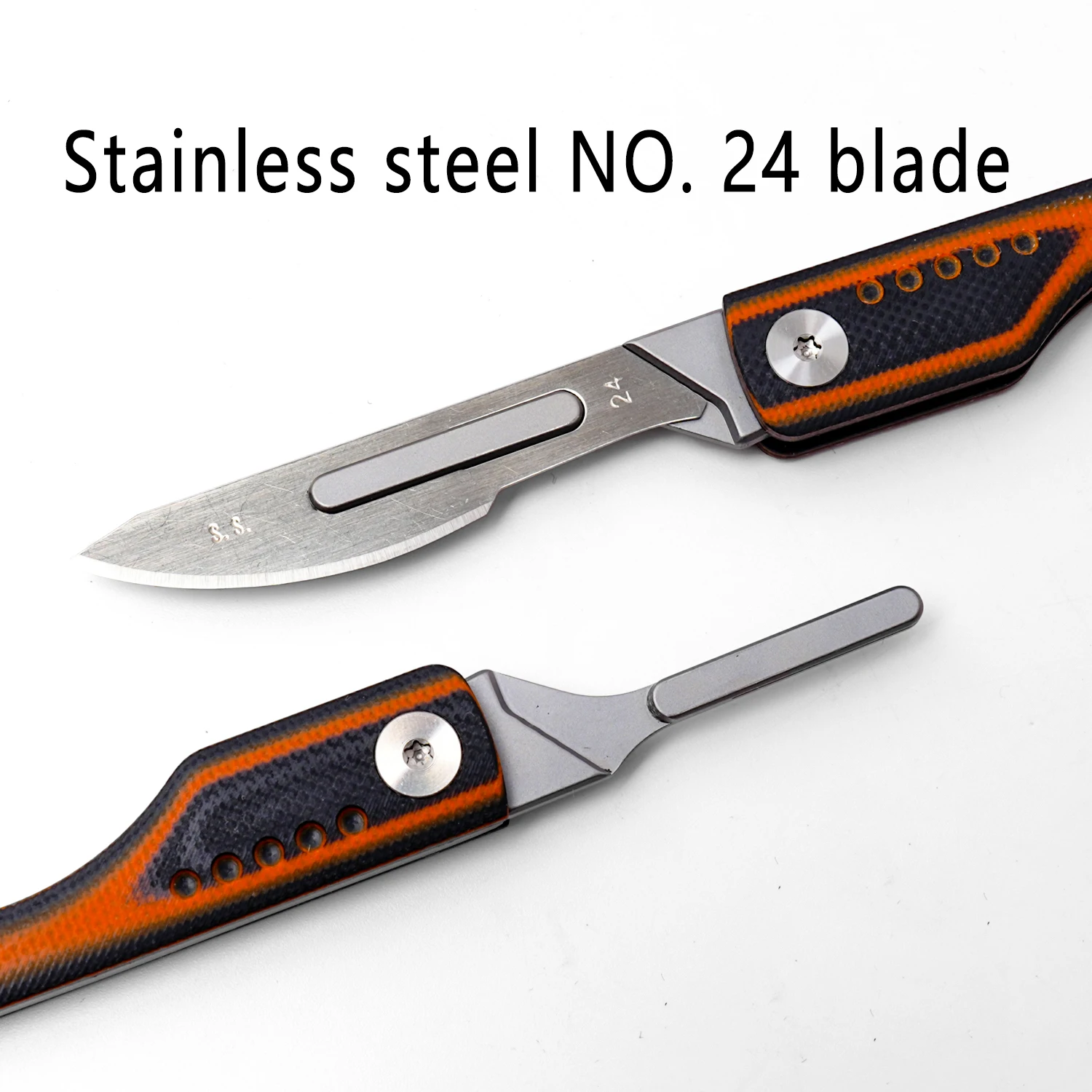 Folding Knife G10 Handle Stainless Steel Blade Manual Cutting Tool Small Practical Knife Multifunctional Outdoor EDC Tool