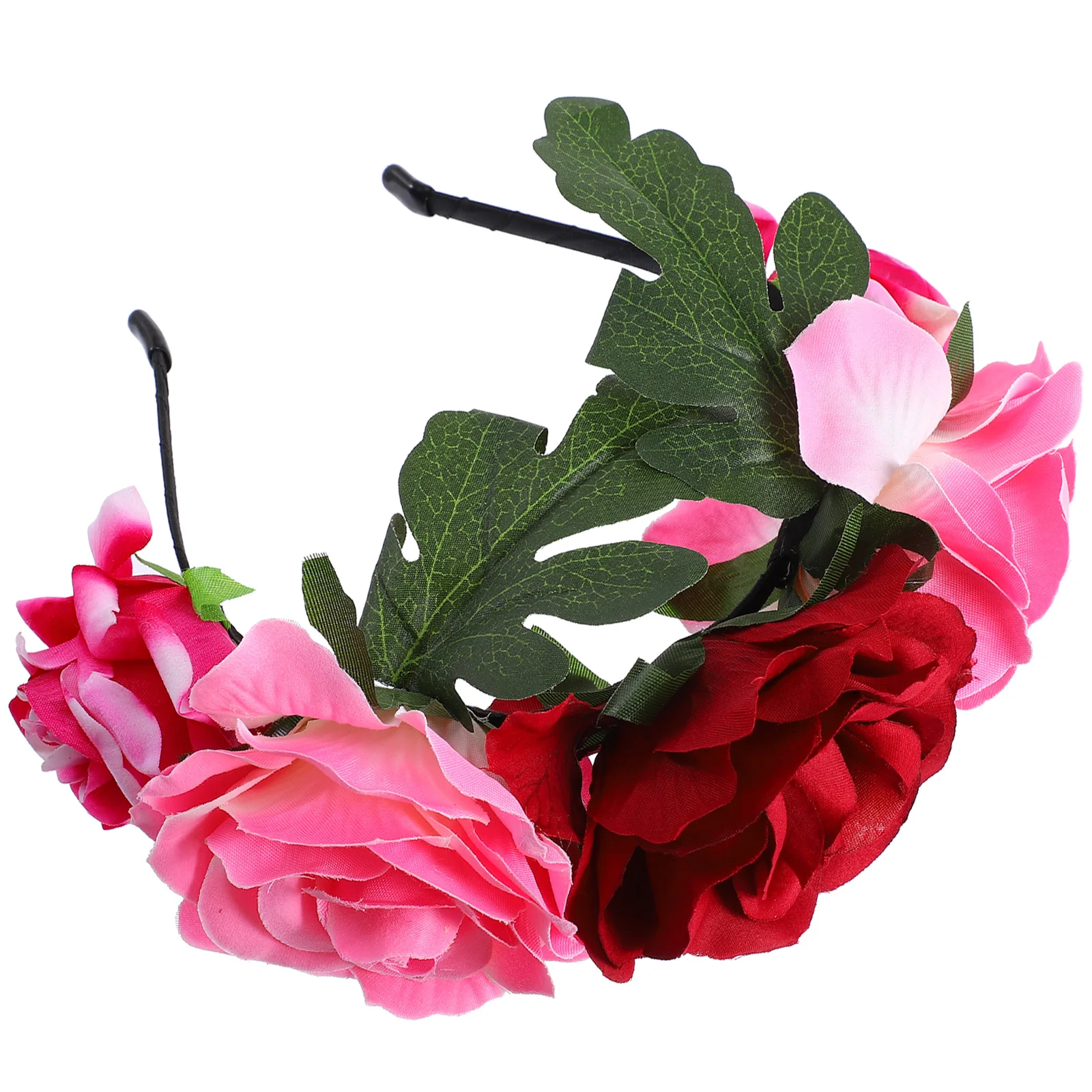 

Rose Flower Hairband For Women Girls Halloween Wedding Party Cosplay Carnival Lightweight Comfortable Elegant Design Flower