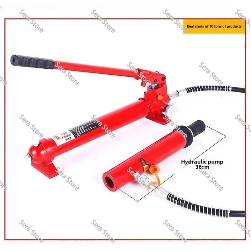 Vigorously Separate Jack Car Shape Maintenance Tool Hydraulic Jack 4T Lifting Weight, Portable Design Manual Lift