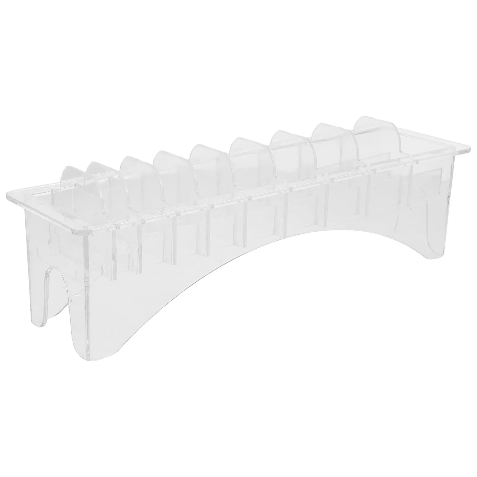 

Clipper Comb Storage Box Organizer for Hair Clippers Wide Compatible Plastic Barber Tool Holder Display Case for Salon Home Use