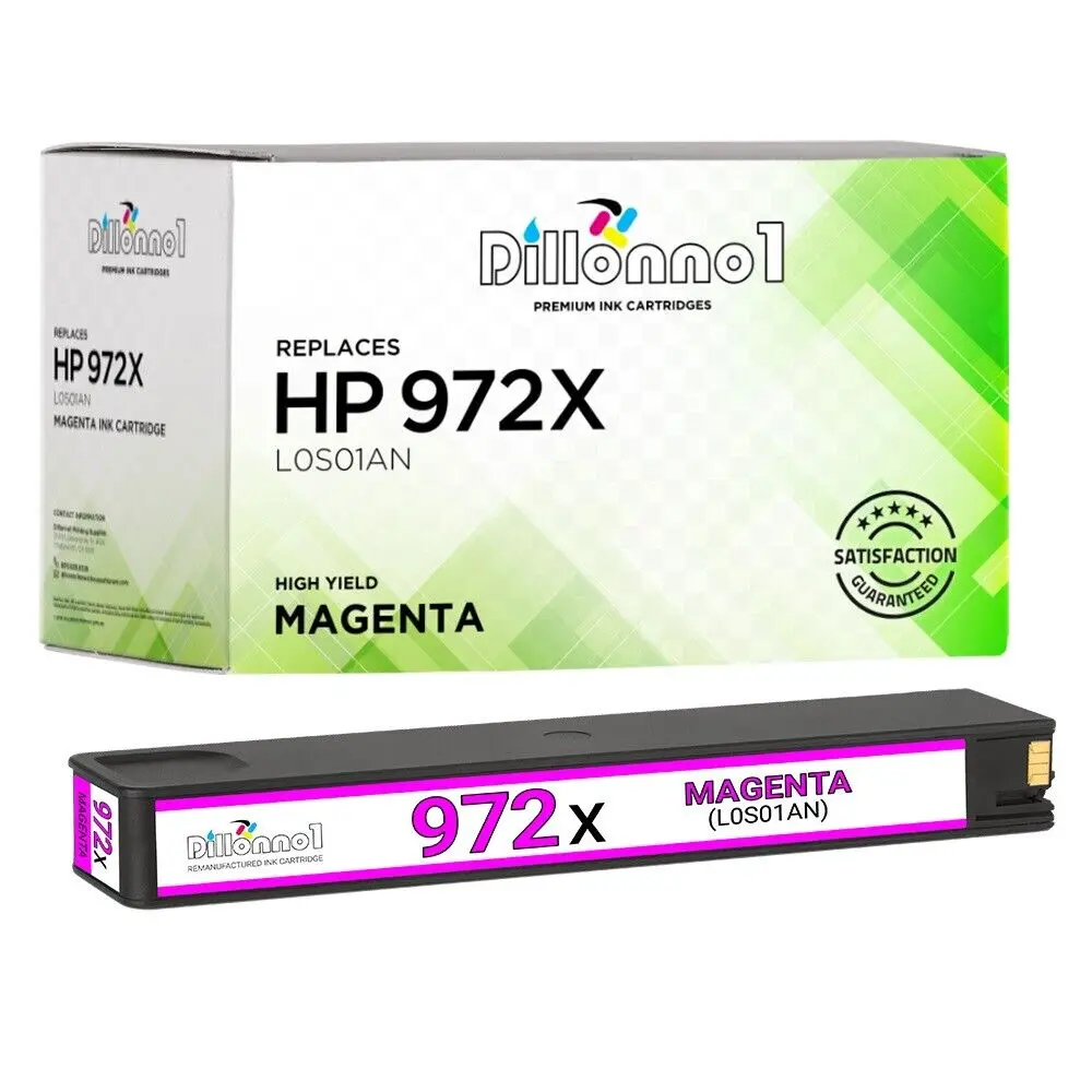 Magenta 972X Ink Cartridge for HP Pagewide Pro 477dn 477dw 552dw 577dw