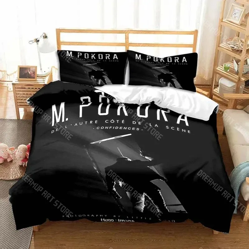 3D Printed M Pokora Matt Singer Bedding Set for Boys Girls Duvet Cover And Pillowcase Twin Queen King Full Single Double Sizes