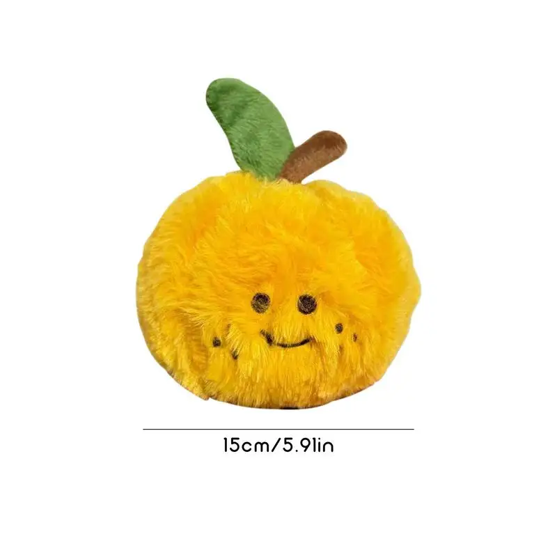 Stuffed Orange Plush Cute Peelable Fruit Soft Tangerine Cute Fruit Stress Relief Adorable Relaxing Fidget Toys For Kids Girls Bo