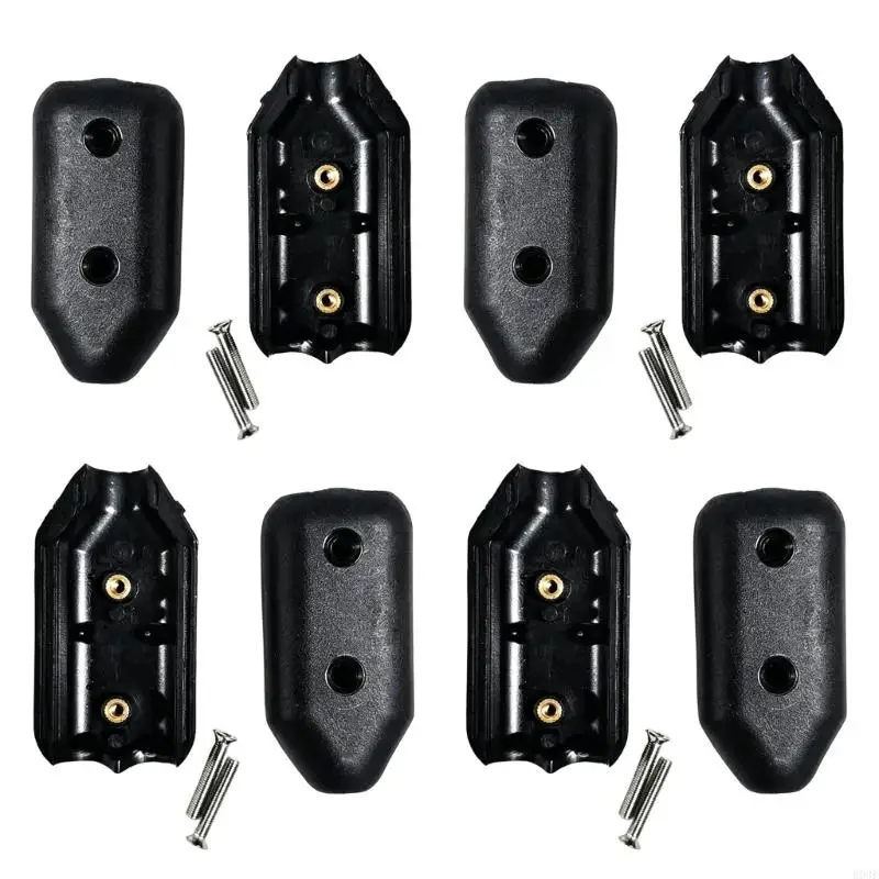 4er-Pack starke Kunststoff-Seilbefestigungen, Seilverbinderklemmen, leicht zu tragen für Nylonseile oder geflochtene Seile B03E – Detail 3