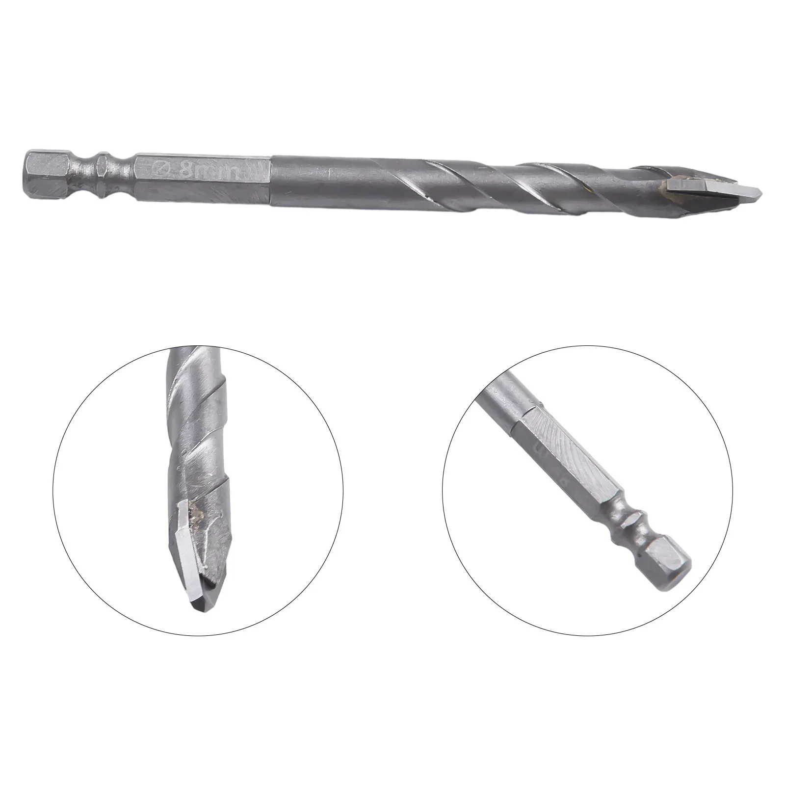 Cross Hex Drill Bit Set For Concrete Porcelain Tile Glass Metal Professional Multifunction Drill Bits Kit Tools Carbide Drills