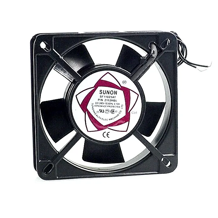 1pcs SF11025AT P / N 2112HBL 11025 220V ball bearing 110*110*25mm 110mm cooling fan for SUNON 