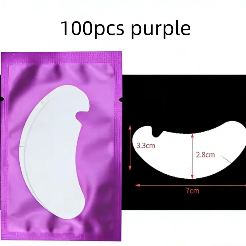10/30/50/100 stücke U Förmigen Pfropfen Wimpern Patches Wimpern Patch Falsche Wimpern Verlängerung Papier Aufkleber Unter augen Pads
