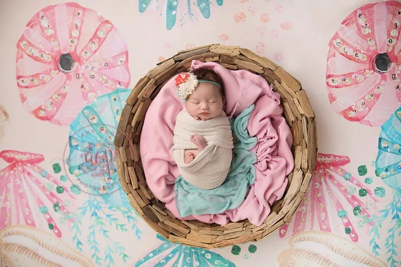 Mocsicka Backdrops Newborn Boy or Girl Bokeh Photographic Background Baby Shower Decorations Photo Photocall Background Props