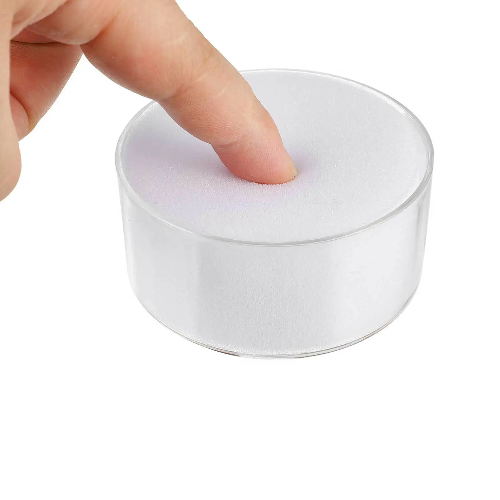 2Pcs Plastic Sponge Fingertip Moistener for Cash Counting Shape Wet Sponge Tool for Bank Cashiers Mail Clerks