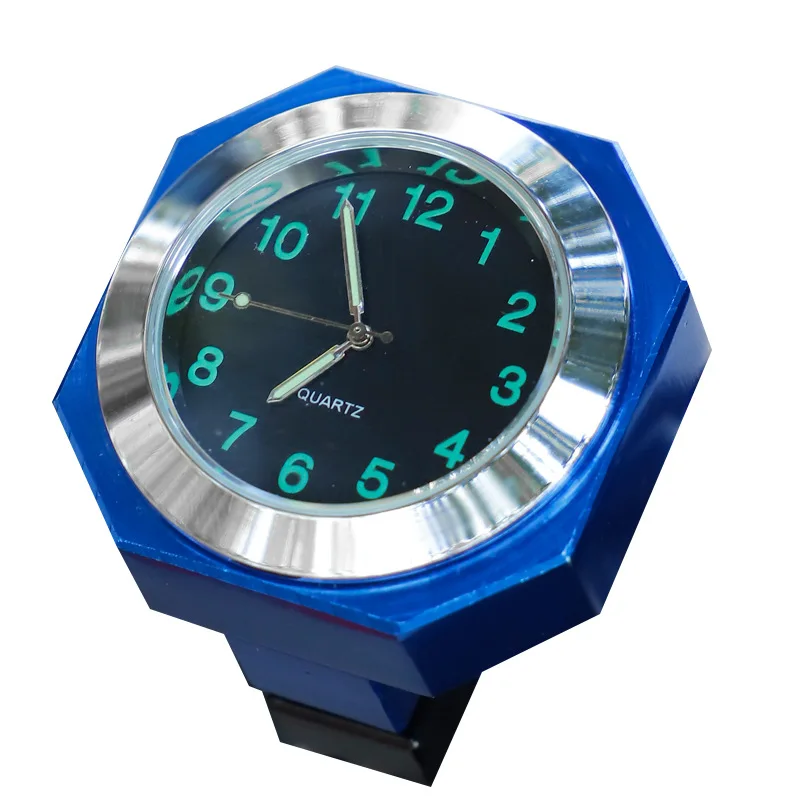 AliExpress NONE Motorcycle Aluminum Alloy Clock 22-28mm Waterproof Handlebar Mount For Bicycle Motobike Luminous Quartz Watch Time Display Clock