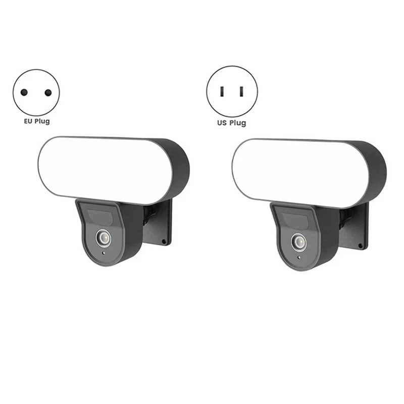 Tuya Wifi Camera Garden Wall Lamp Security Cameras Outdoor IP65 PIR Smart Detection Sensor Light Alarm