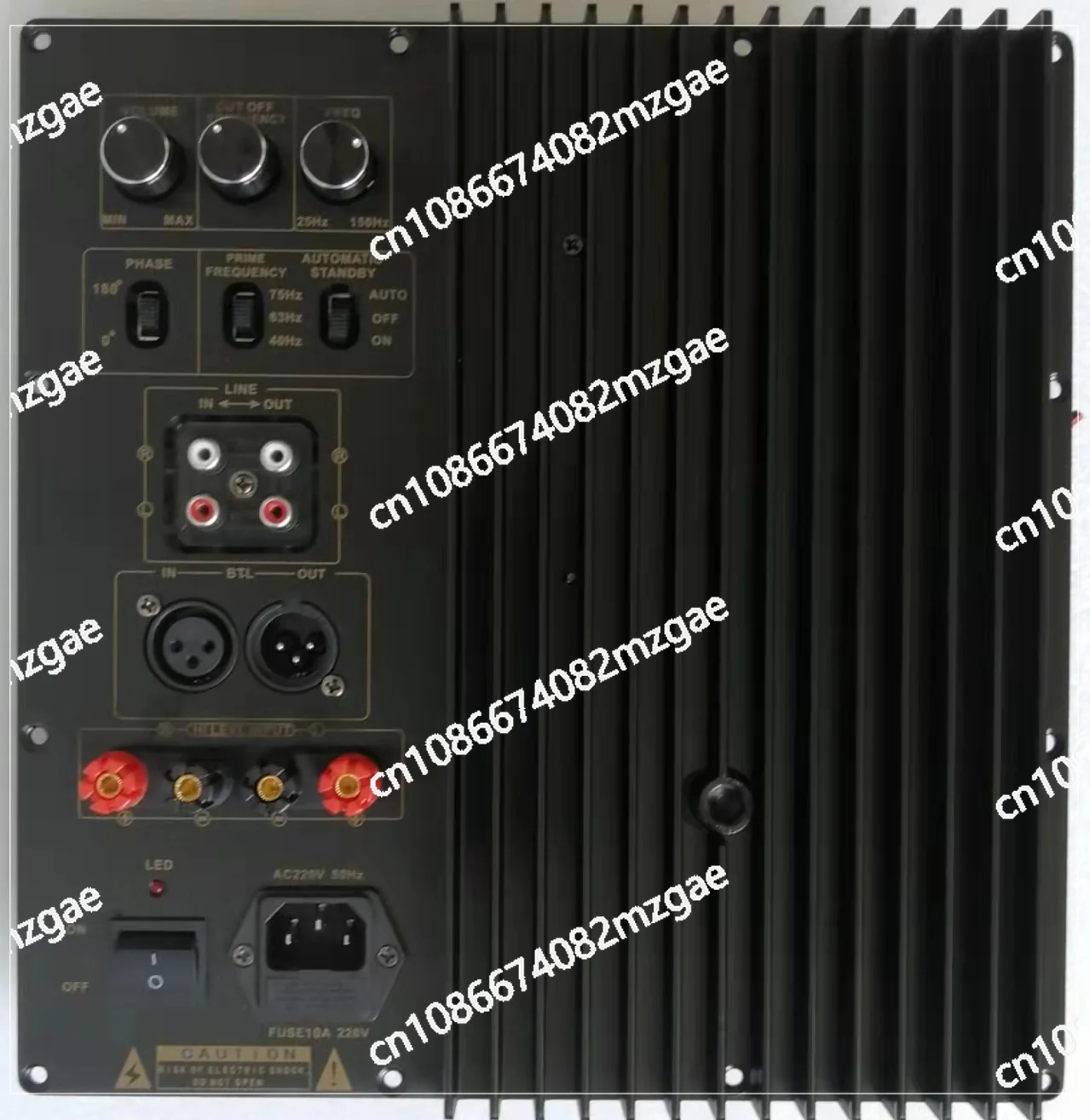 

Subwoofer power amplifier board 300W-600W bass power amplifier, home theater subwoofer pure bass power amplifier
