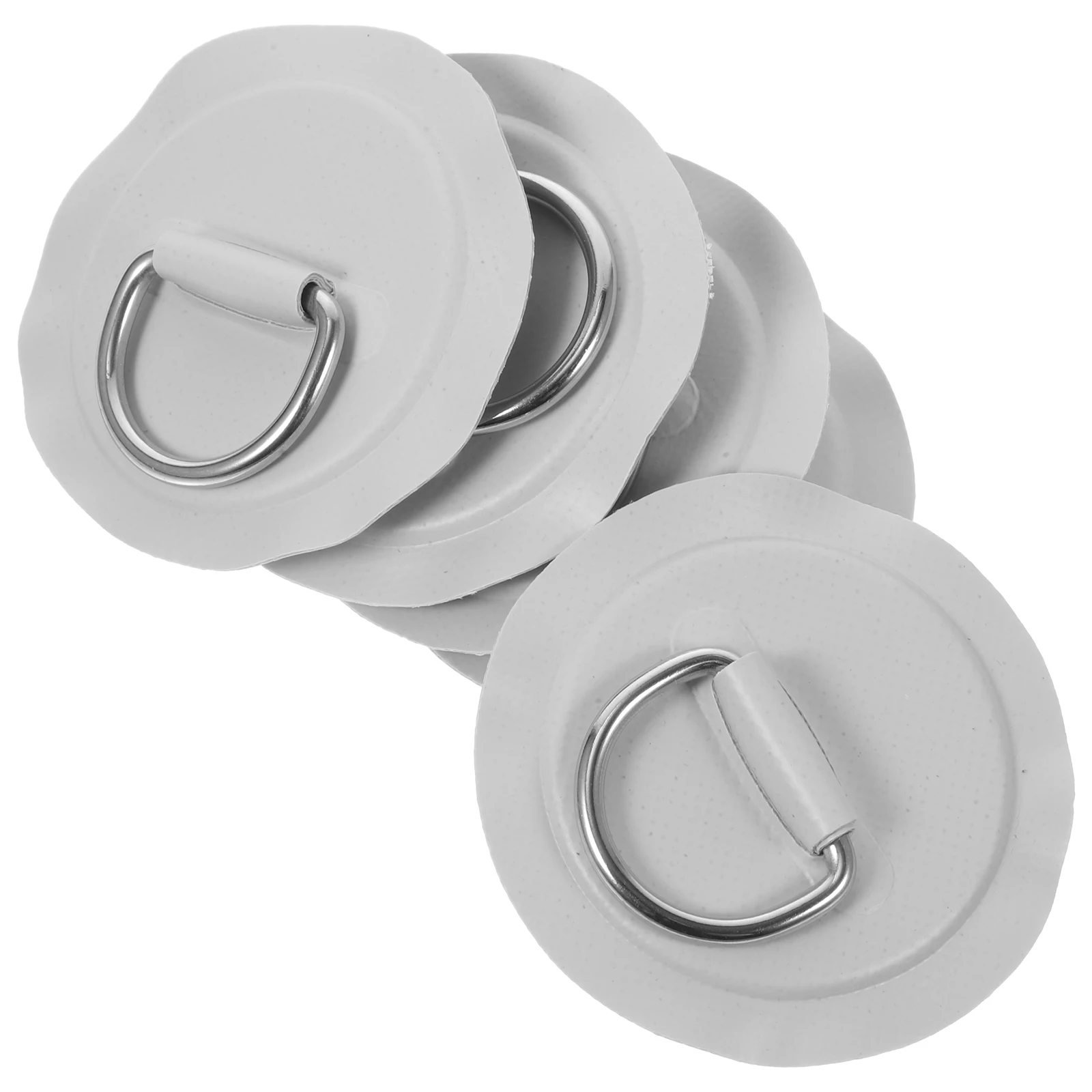 

5pcs Stainless Steel D-shaped Buckles for Inflatable Boats PVC Rafts Kayak Supplies D-ring Pads Repair Kit Accessories Tie Down