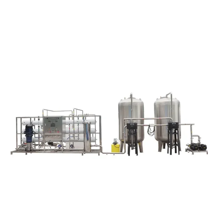 10T High Purity  System Ro Desalination Water Treatment Equipment For Boiler Make Up Water