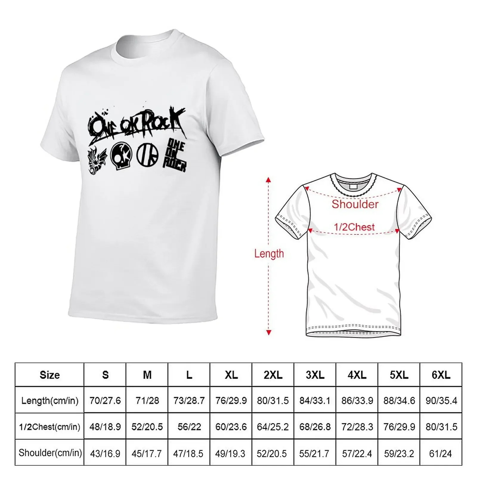 One Ok Rock Classic T-Shirt graphic t shirts anime figures summer tops mens white t shirts