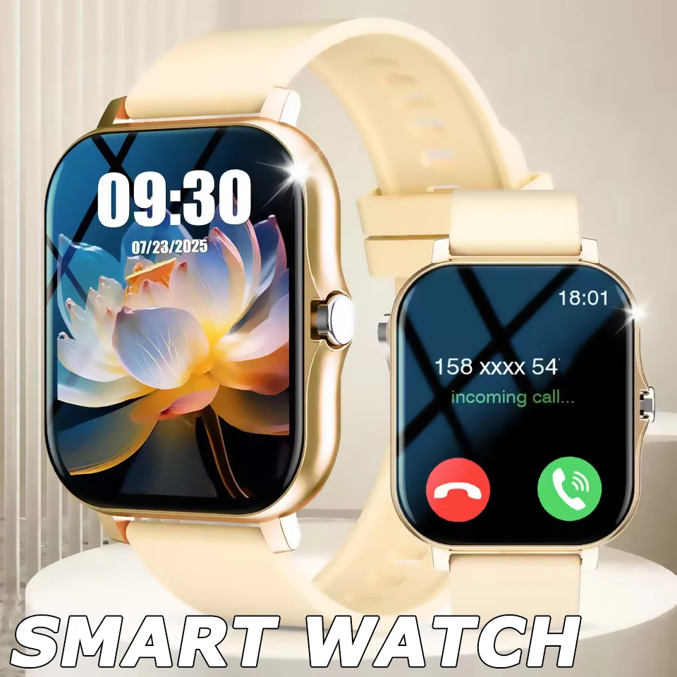 2025 NEUE Heiße Smartwatch Für Android/IOS Telefon Drahtlose Anruf AI Stimme Assistent Multi Sport Modi Uhr Wasserdicht Männer frauen Geschenk