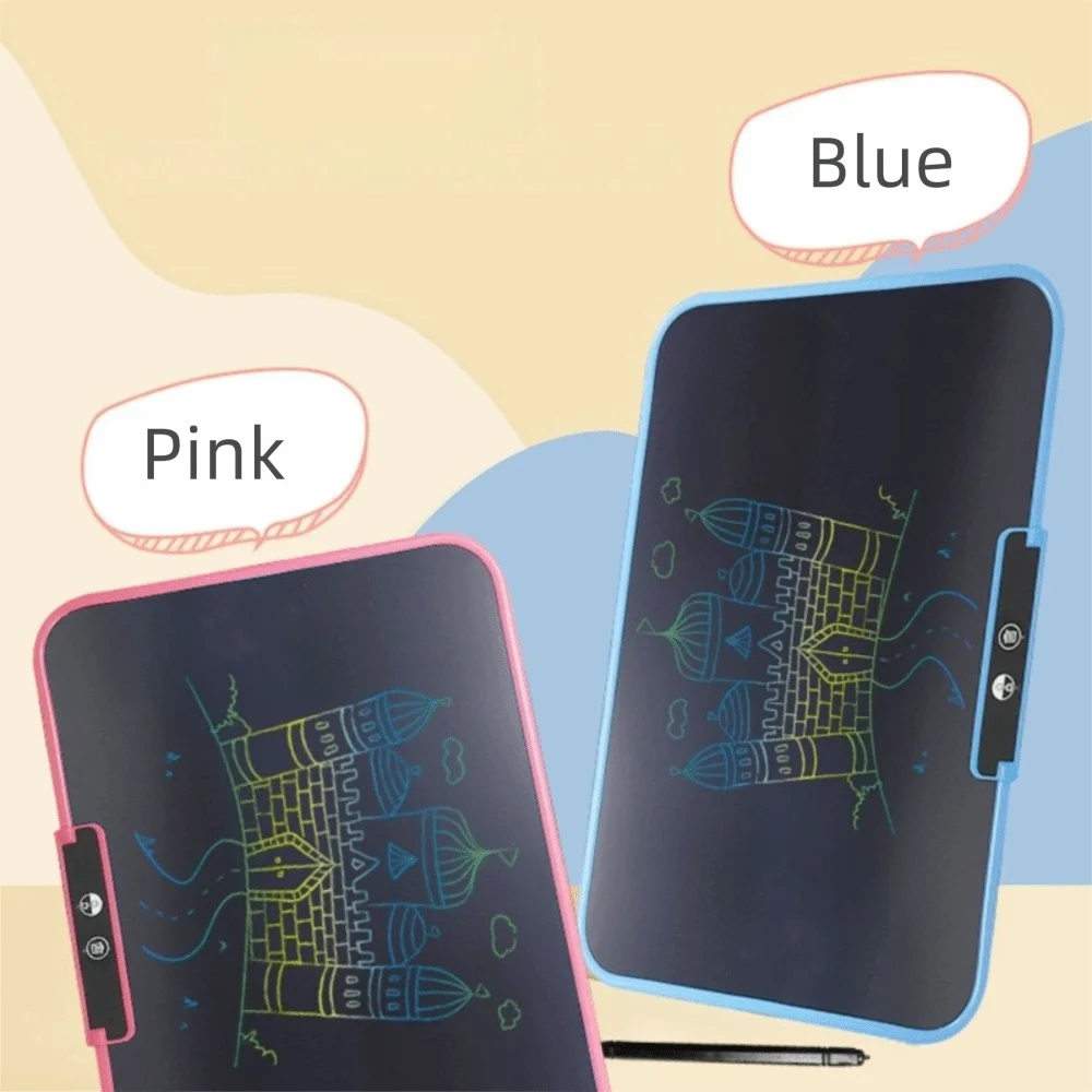 12/16 بوصة مع فرشاة الرسم LCD تابلت للكتابة كابل شحن قابل للمسح لوحة رسم للأطفال تعلم قابلة لإعادة الاستخدام #2