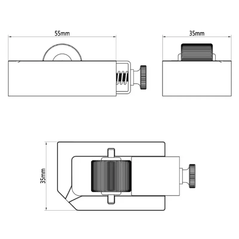 Vulcan 10ML Edge Oil Tank – 20MM Gear Roller Adjustable Thickness Stainless Steel With Recovery Groove