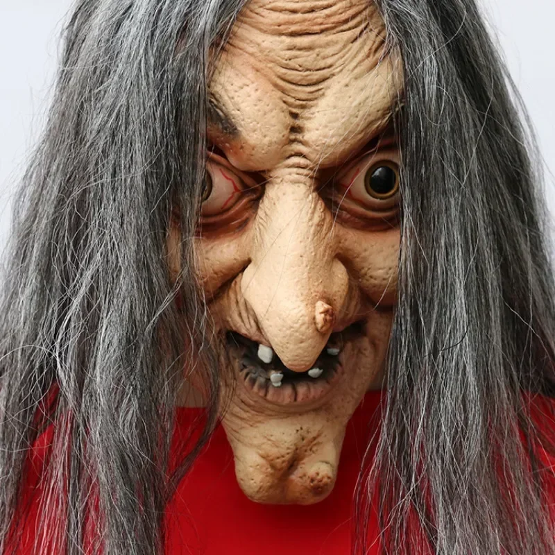 Nuova vendita calda Halloween Horror Mask Party Makeup Dance Cosplay Gory Fun Horror Unisex Full Face copricapo in lattice per adulti