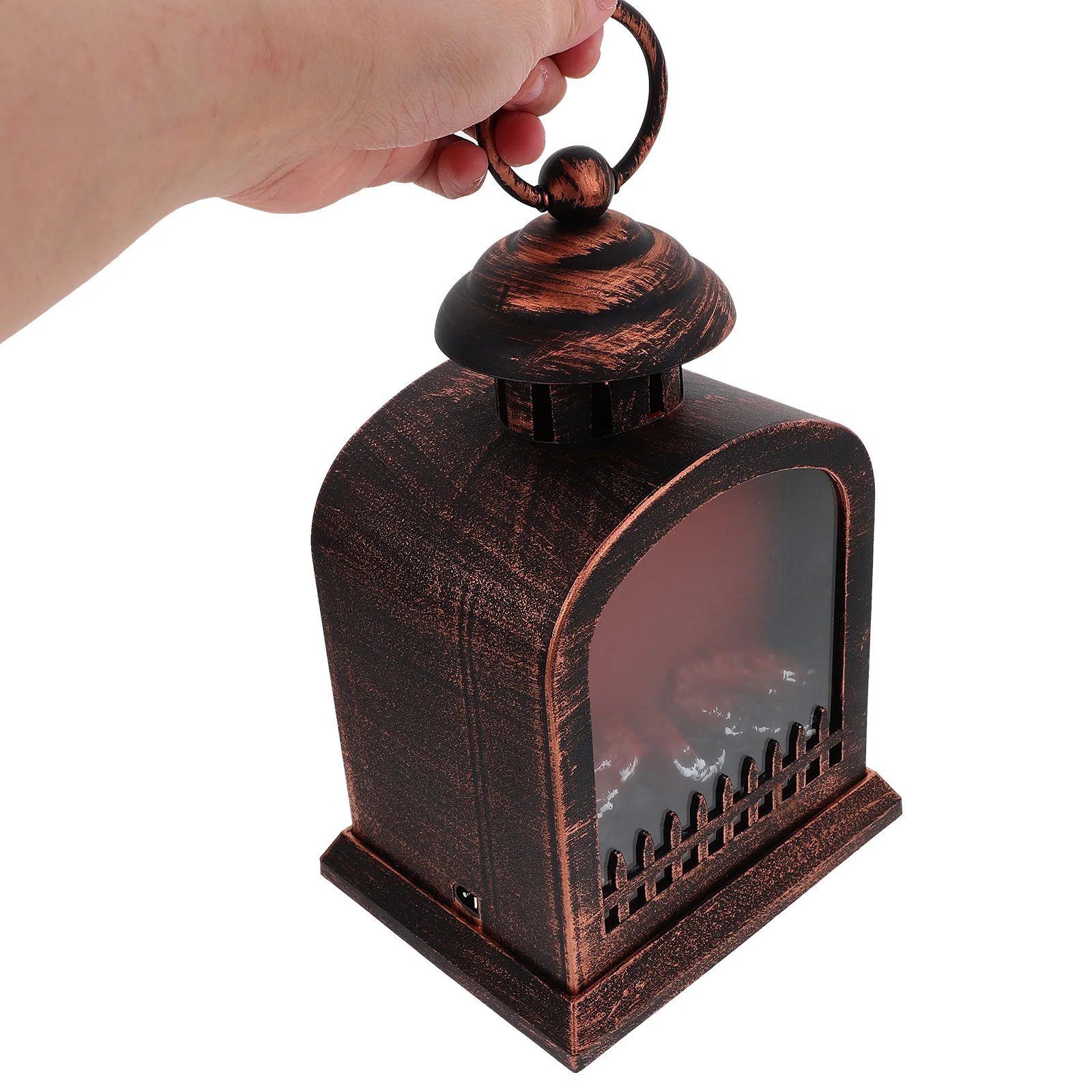 

1pcs Fireplace Lantern Hanging Lamp Operated Light Decorative Indoor Party Home Night Light Wall Sconce Vintage Lamp